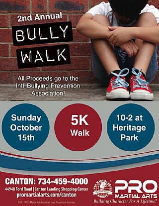 Take A Walk To Help Stop Bullying flyer