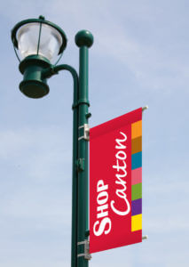 ShopCanton Blue Block Banner