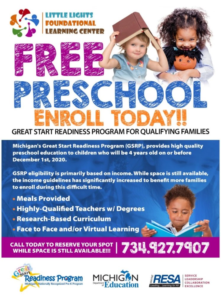 preschool flyer