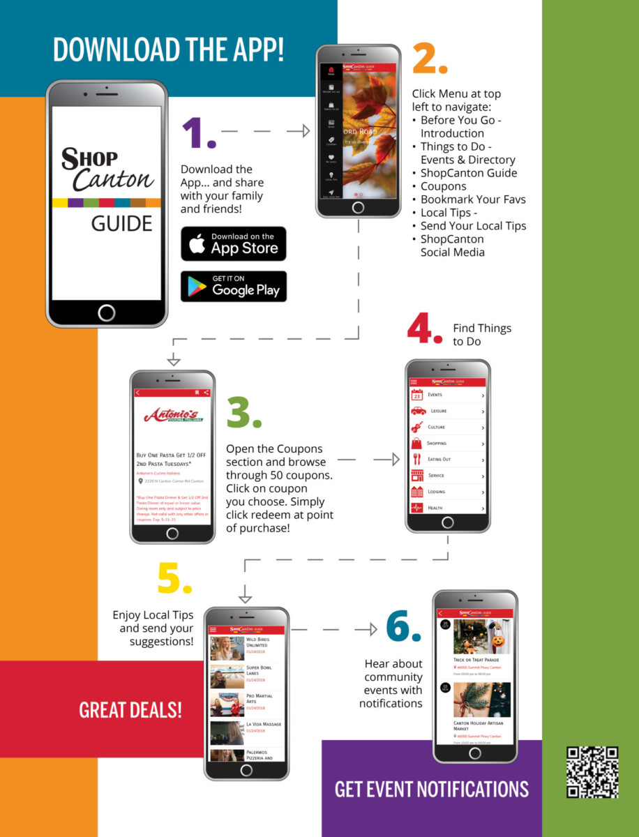 ShopCanton Guide Mobile App Full Pg Landing Page Graphic